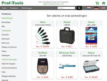 Tablet Screenshot of prof-tools.nl